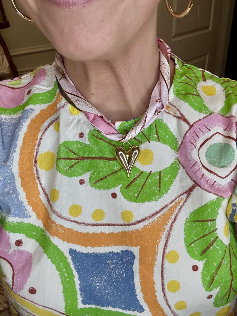 The Bobbi with the Eye "Influencer" Twilly Heart Necklace
