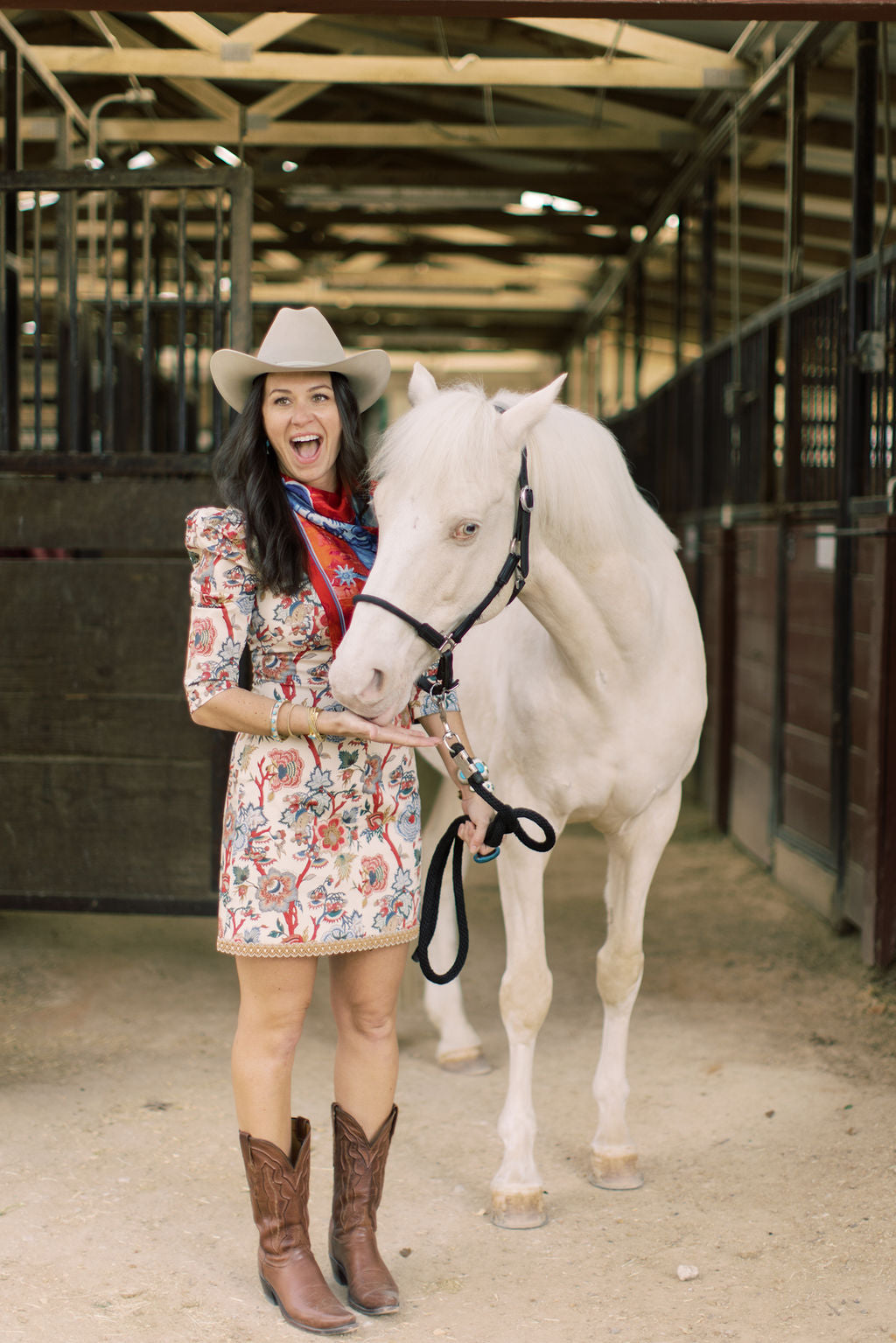 Preorder- Western Scarf Red Boots