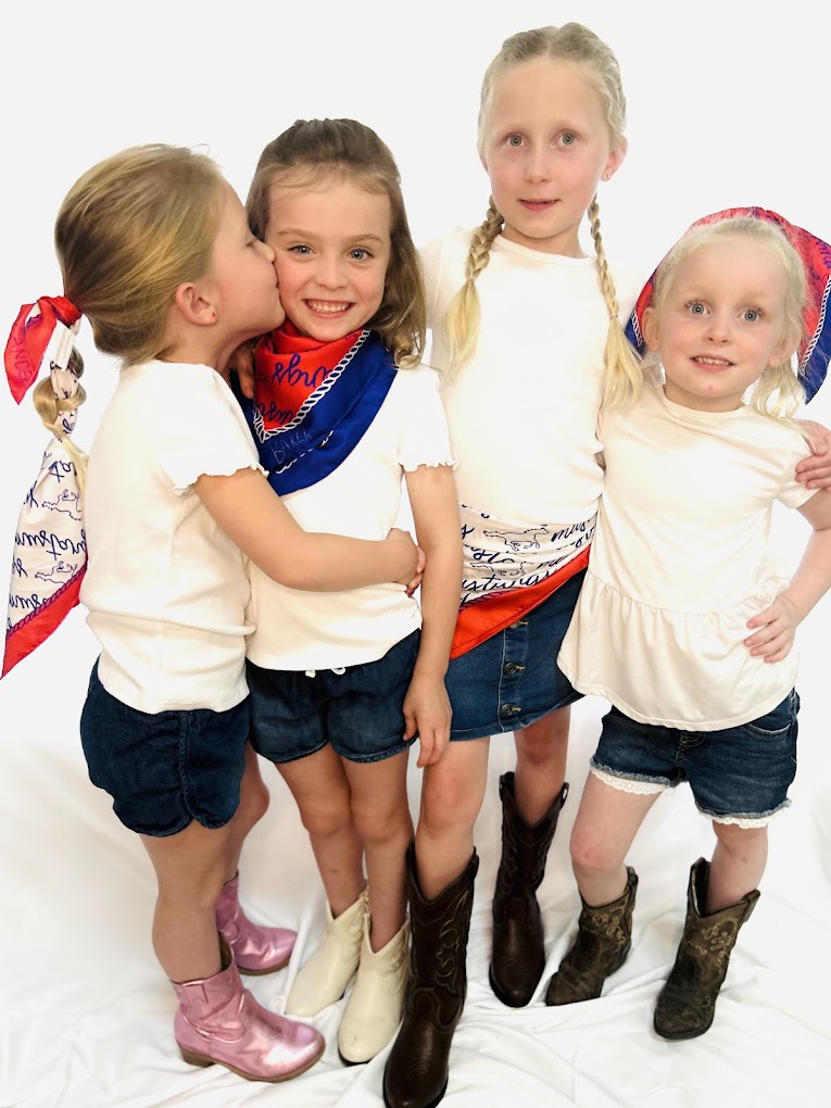 Mustang Spirit- Double Sided Silk Scarf