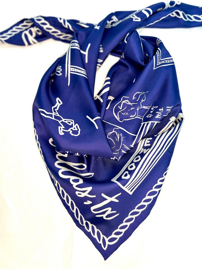 Lakewood Scarf-Double Sided Silk