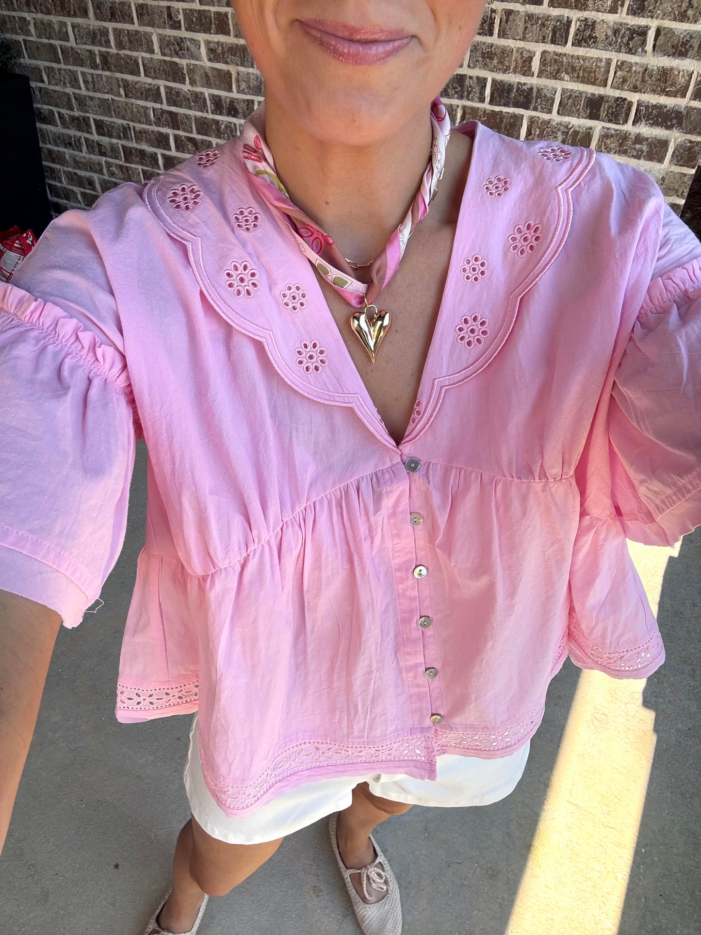 The Bobbi with the Eye "Influencer" Twilly Heart Necklace