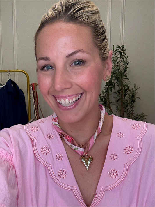 The Bobbi with the Eye "Influencer" Twilly Heart Necklace