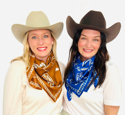 Fort Worth Scarf-Double Sided Silk