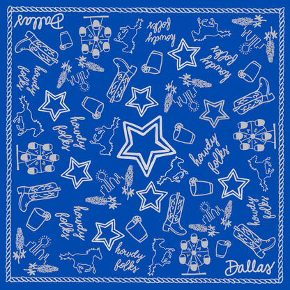 Pre-Order Dallas Scarf-Double Sided Silk