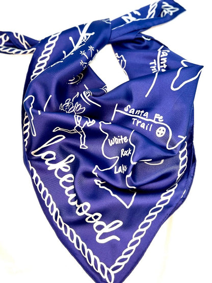 Lakewood Scarf-Double Sided Silk