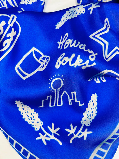 Pre-Order Dallas Scarf-Double Sided Silk